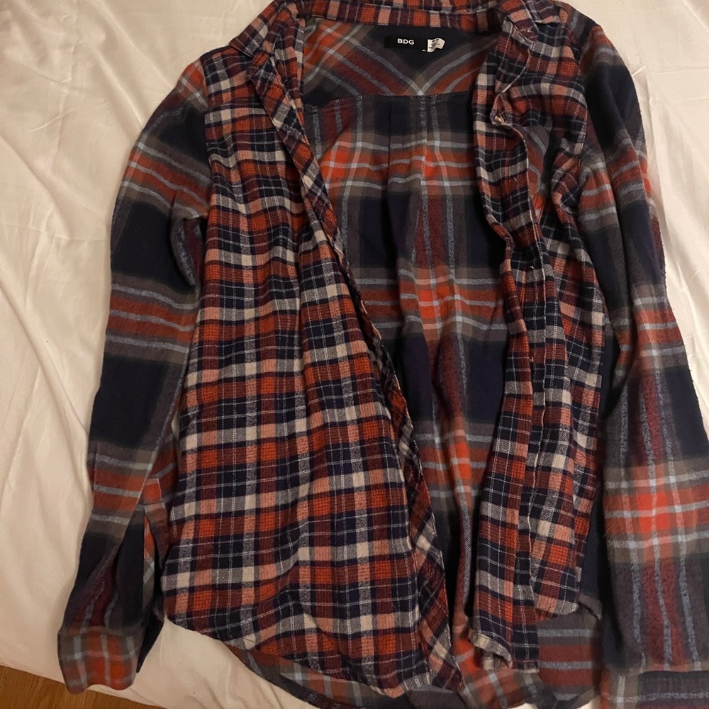 Urban outfitters plaid shirt worn once!